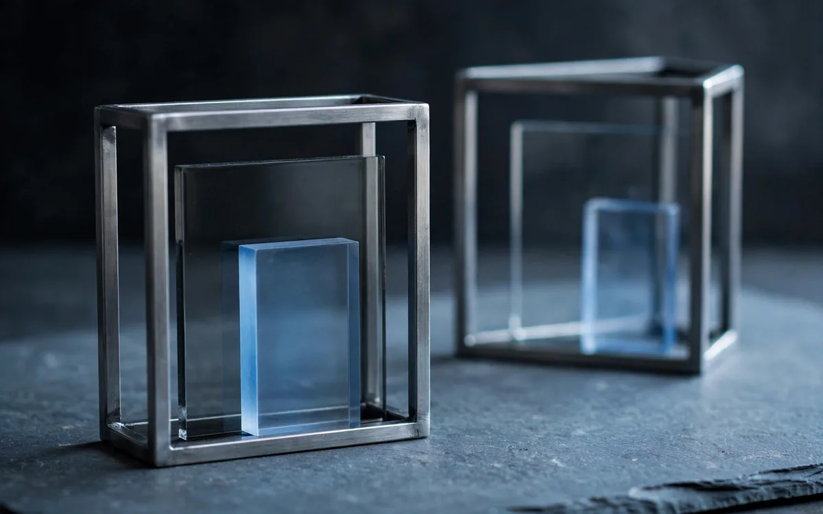 Conceptual metal and glass composition for backup and restore
