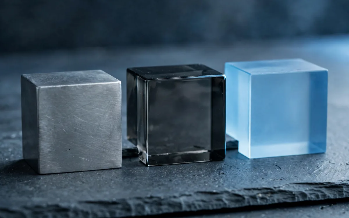Conceptual metal and glass composition for libraries and service providers